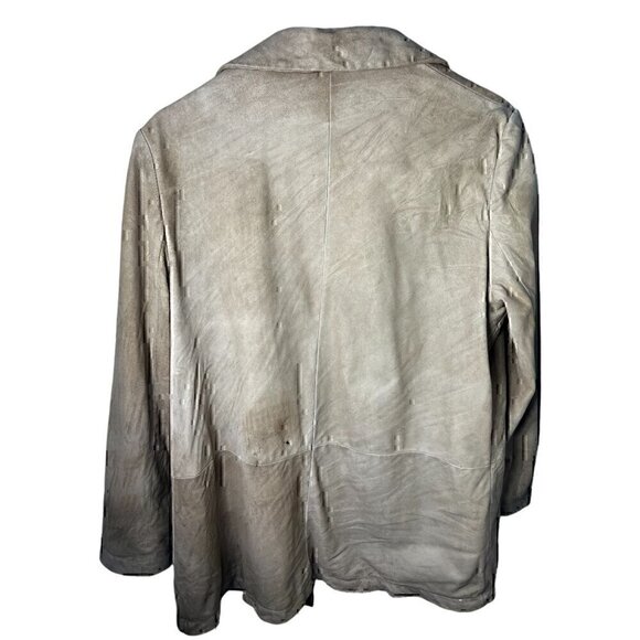 Botticelli Couture Beige Suede Womens Jacket, FALL JACKET, WINTER JACKET - Picture 2 of 6